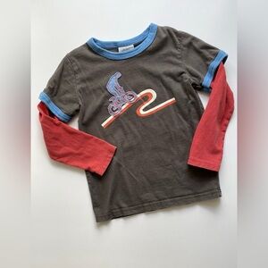 Mini Boden Long-Sleeve Bicycle Shirt Size 4-5Y